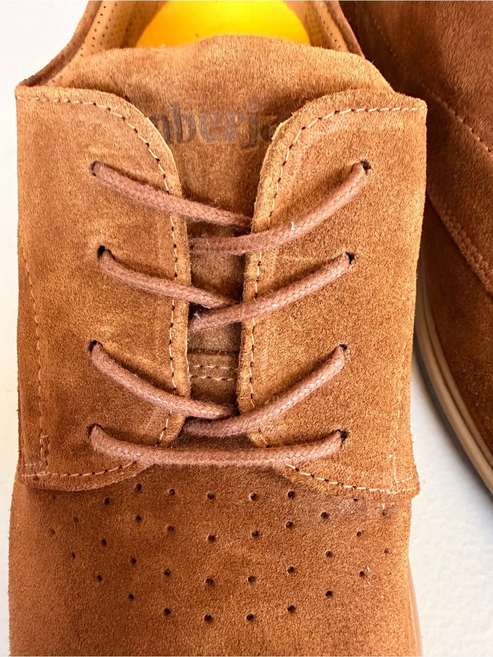 Amberjack The Original Grizzly Men’s Suede Derby Lace-up Round Toe Brown 11